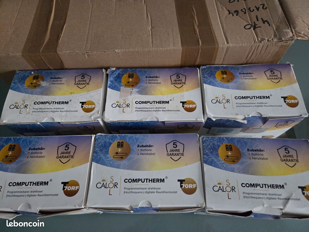 COMPUTHERM T70-RF Thermostat numérique sans fil Blanc NEUF (image 6)
