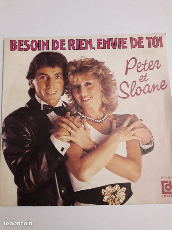 Disque vynil 45 tours - Peter et Sloane - Besoin de Rien, Envie de Toi (image 1)