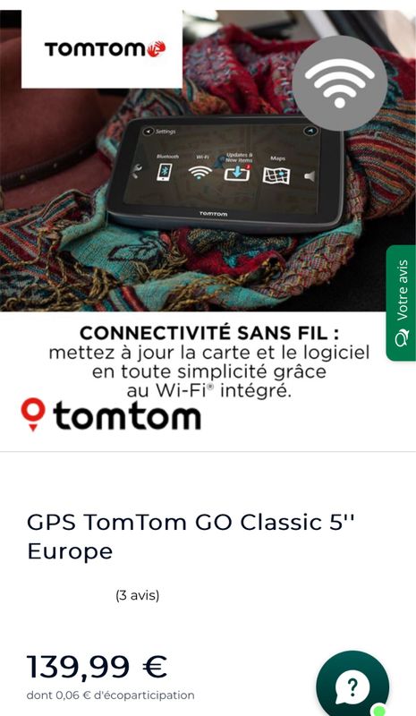 GPS Tomtom Go Classic 5 Europe 49 WIFI neuf - Équipement auto
