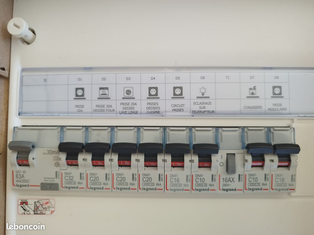 Tableau électrique équipé et précâblé LEXMAN 3 rangées 39 modules