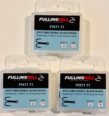 Hameçons pour mouches tube Guideline double pqt5 – Mouche Expert
