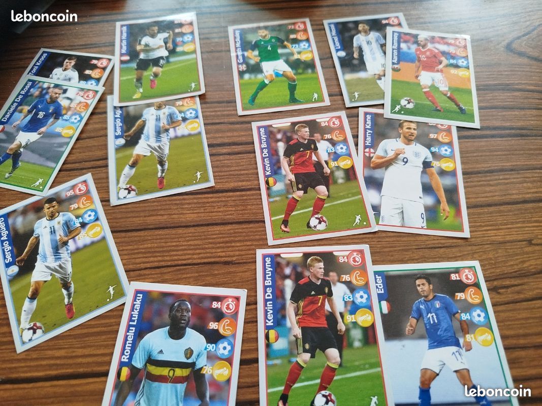 LOT IMAGES PANINI foot 91 (Images de récupération, bien lire l'annonce
