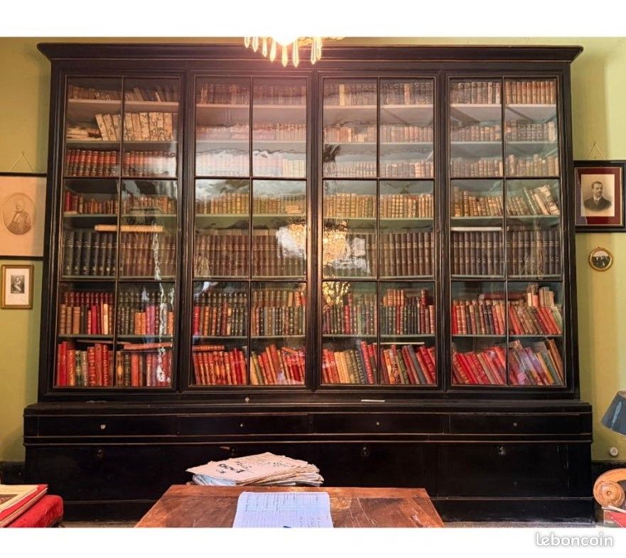 Importante et grande bibliotheque Napoleon III (image 1)