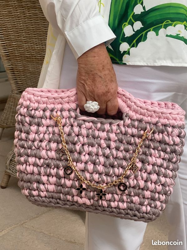 Sac crochet fait main . Pièces unique (image 6)