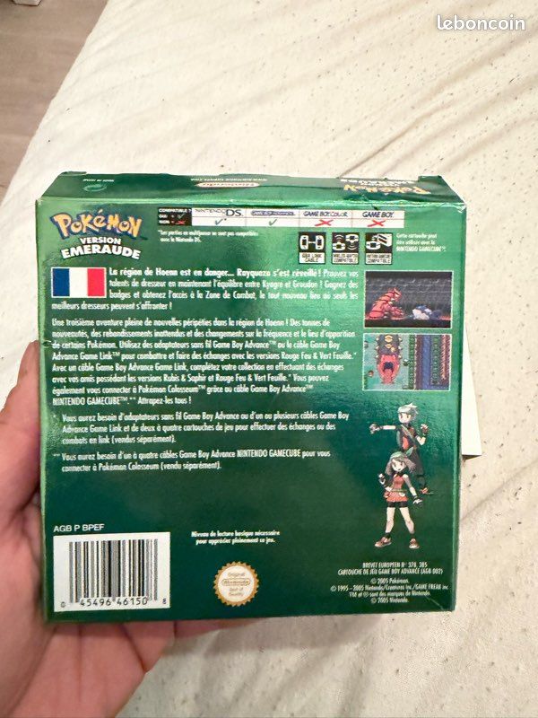 Pokémon Emerald Version Nintendo Gameboy Advance Genuine UK PAL New