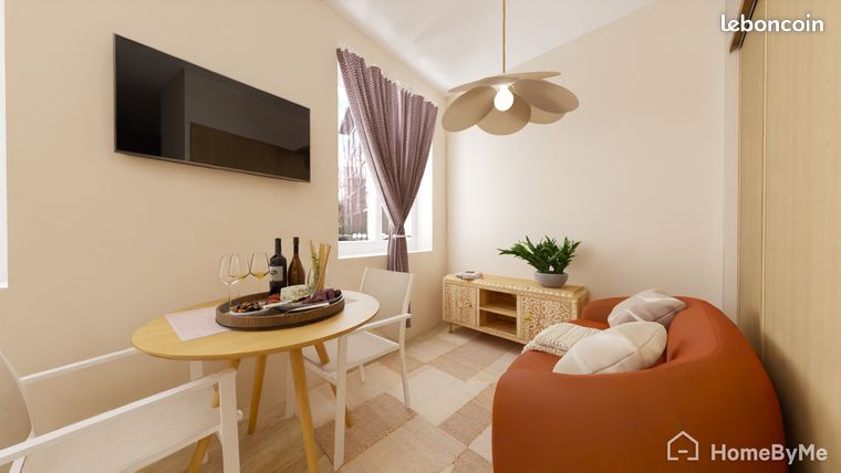 Studio 1 pièce 22 m²