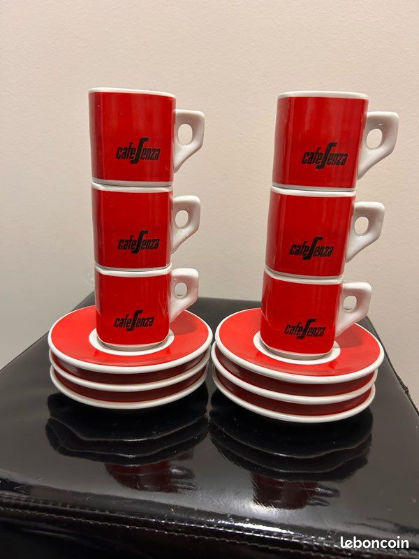 Lot 6 tasses à café - Arts de la table