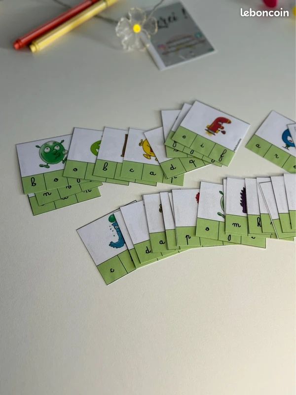 36 cartes des Alphas: les lettres cursives (image 3)