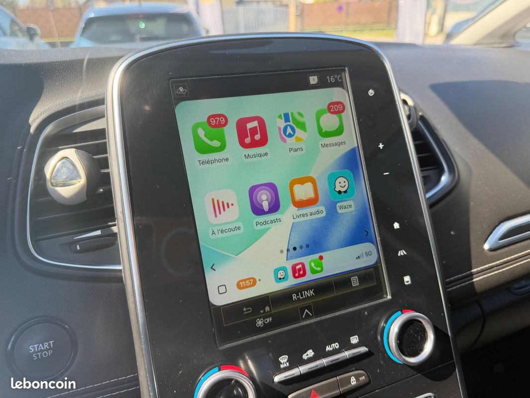 RENAULT SCENIC 1.3 TCE 140CH EDC 21 INTENS BVA - CARPLAY -CAMÉRA DE RECUl (image 8)