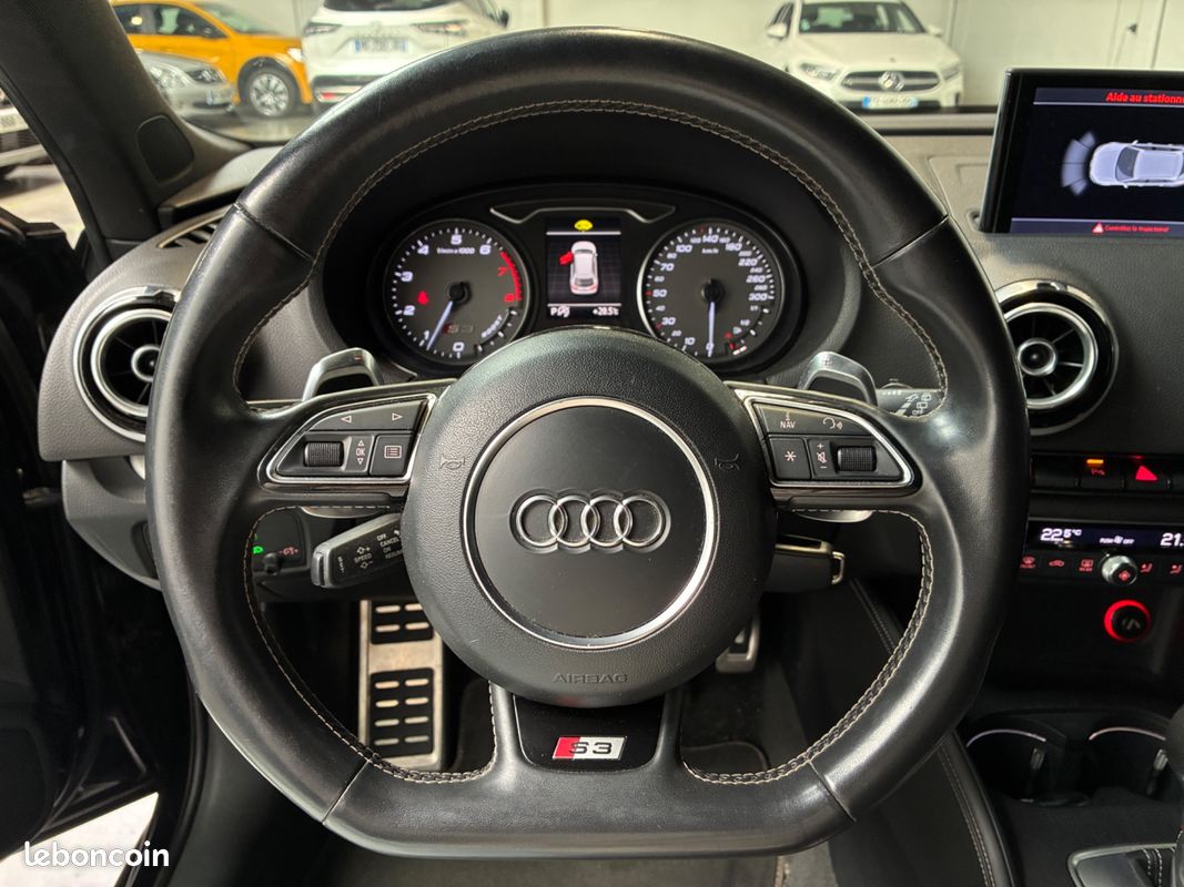 AUDI S3 SPORTBACK 2.0 TFSI 300 QUATTRO S-TRONIC - RADAR AV/AR - FRANÇAISE - SIÈGES CHAUFFANT - CLIM AUTo (image 4)