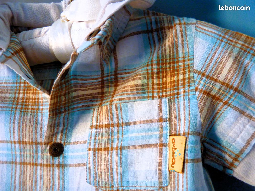 T-shirt garçon effet chemise superposée capuche Petit Boy 18