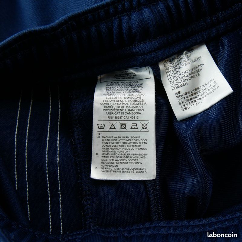 Adidas Jogging 3 bandes AeroReady Coupe fuselée Homme Taille XS Marine #QWE0286 (image 6)