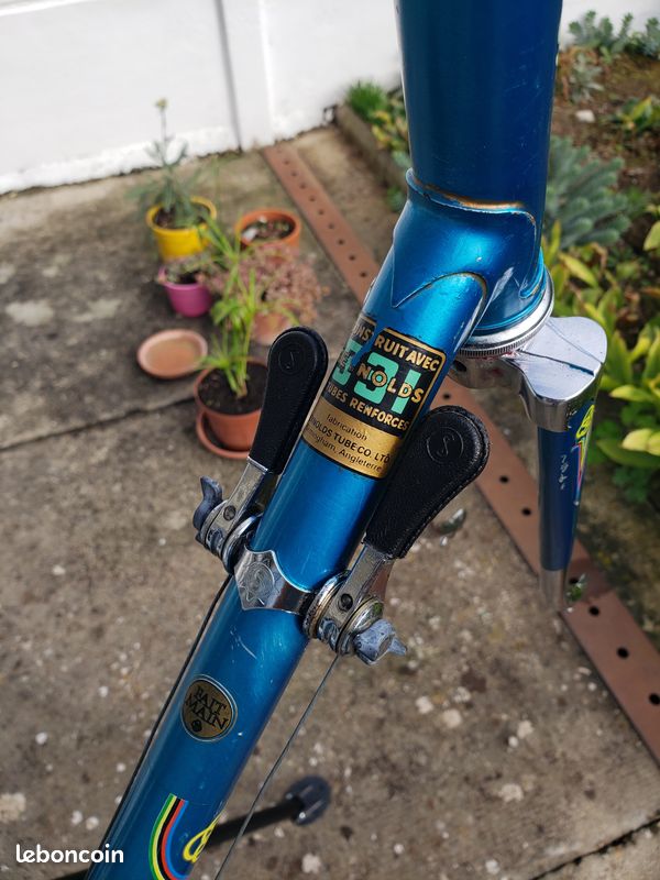 Cadre Fourche Vintage Gitane Reynolds 531 Pattes Nid d'abeilles taille 60 (image 2)