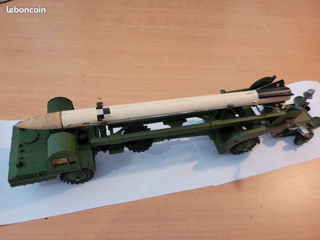 Dinky Toys 80B - Jeep Militaire Lance-missiles - 1/43 Ancienne - Collection (Occasion)