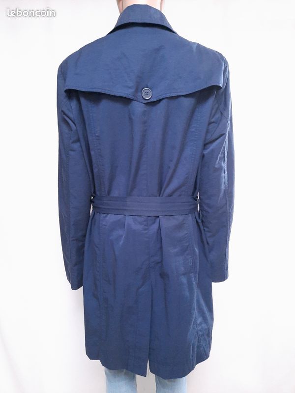 Taille 46 ou XXL Pas de marque Manteau trench léger femme bleu