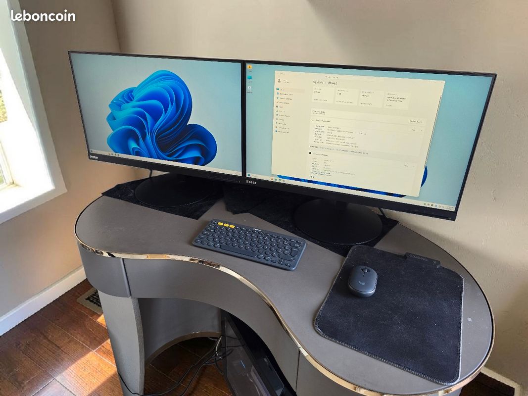 Gaming PC +2 écrans, win11, 4.2Ghz CPU, 32GB RAM, 6GB GPU (image 1)