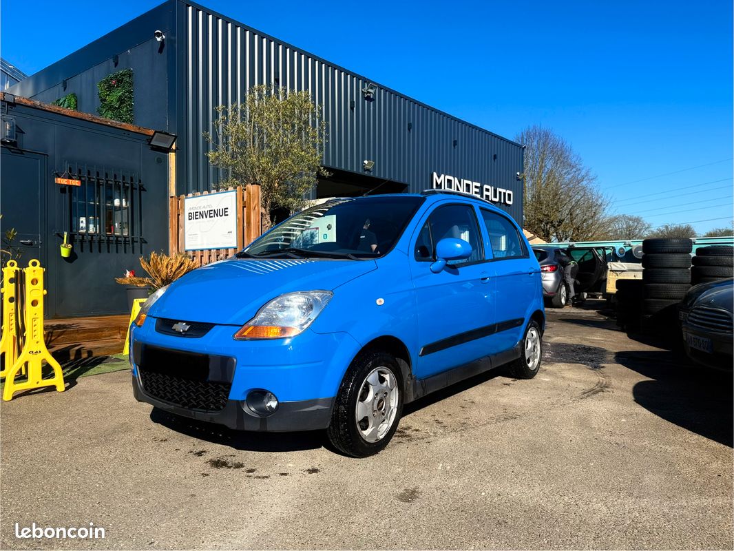 Chevrolet Matiz II 0.8 essence I 76 460 km certifiés / Direction assistée, Climatisation etc.. / Crit'Air 2 pollution / Garantie 6 mois (image 1)