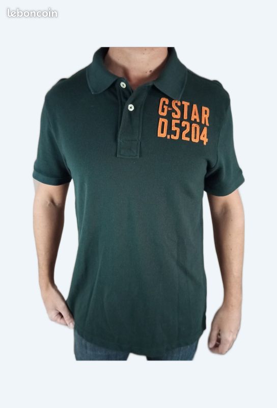 T-shirt Homme G-Star - Noir - Taille XL - Occasion En Très Bon état
