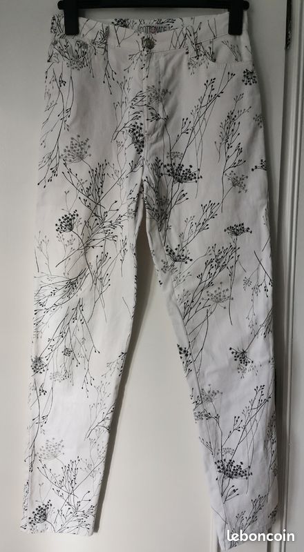 Pantalon theme herbes florales (image 2)