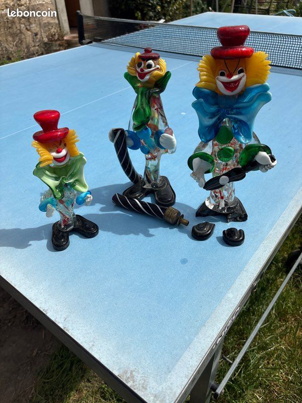 Clown en verre Murano (image 1)