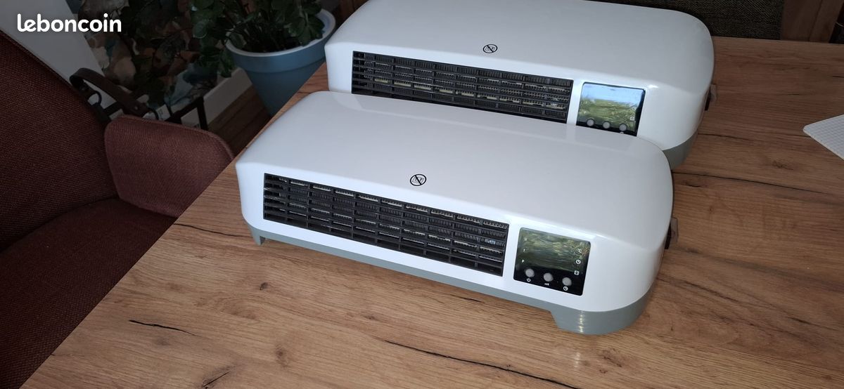 Lot de 2 chauffages soufflants salle de bain 2000 W (image 1)