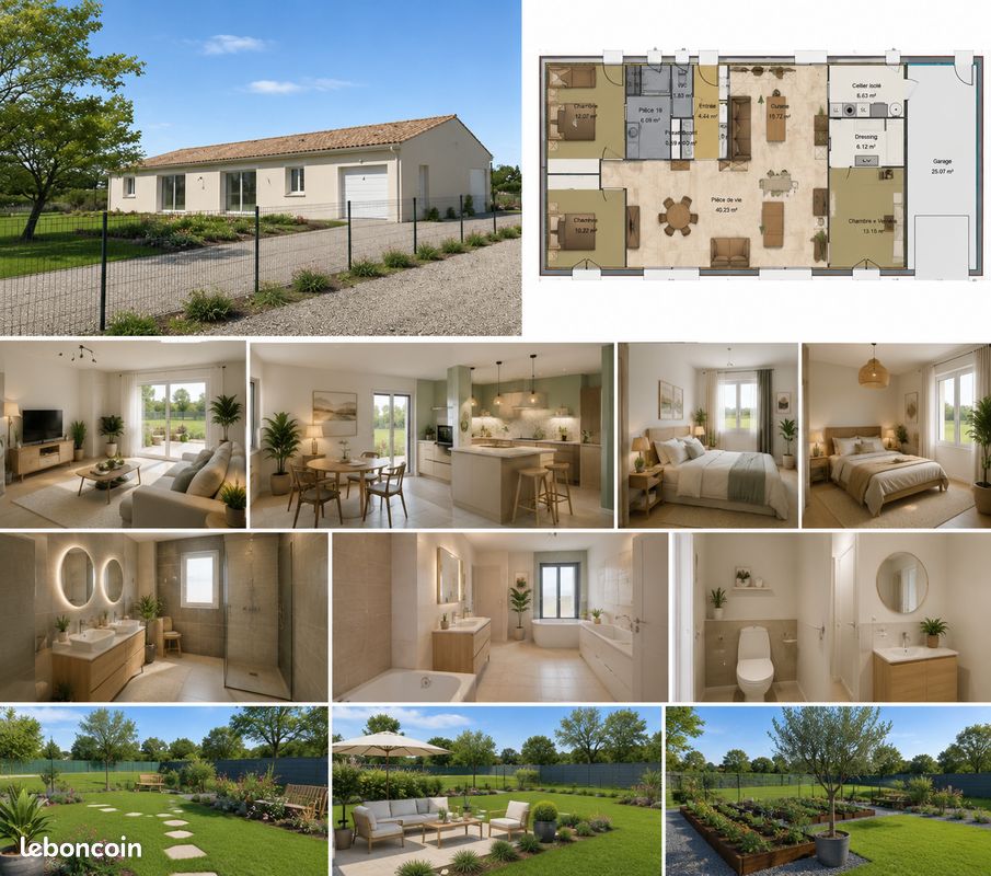 Maison 6 pièces 125 m² · à Vélines · 125 m² · 319 999 €