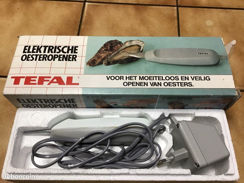 COUTEAU OUVRE HUITRES ELECTRIQUE TEFAL Parfait État Testé EUR 35,00