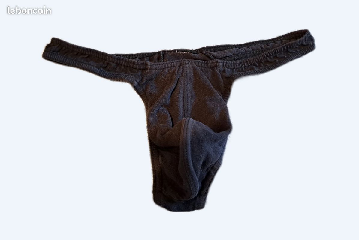 String Homme Noir – Taille M – Pack De 1 – Neuf Avec étiquettes – Polyester – Lingerie Sculptante
