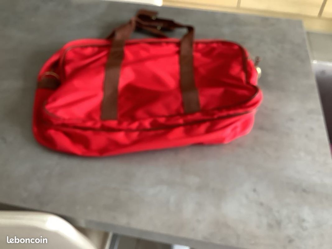 Sac en toile rouge (image 2)