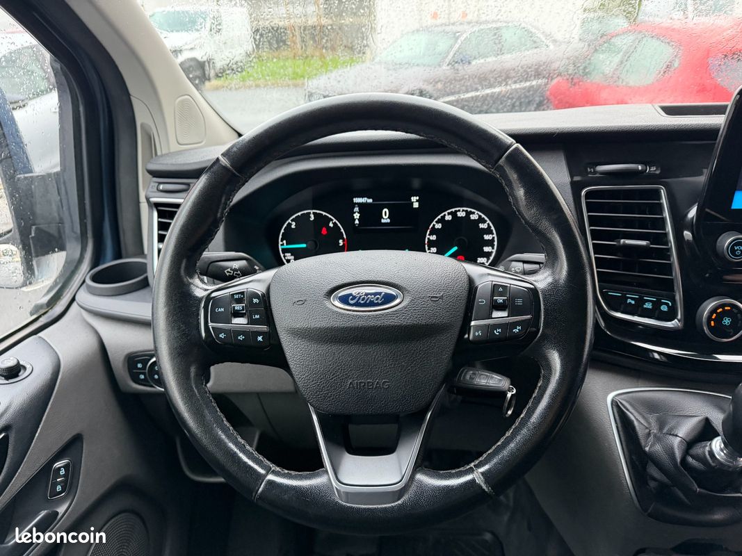 FORD TRANSIT CUSTOM FOURGON L1H1 2.0 ECOBLUE 130ch * DISTRIBUTION OK (image 13)