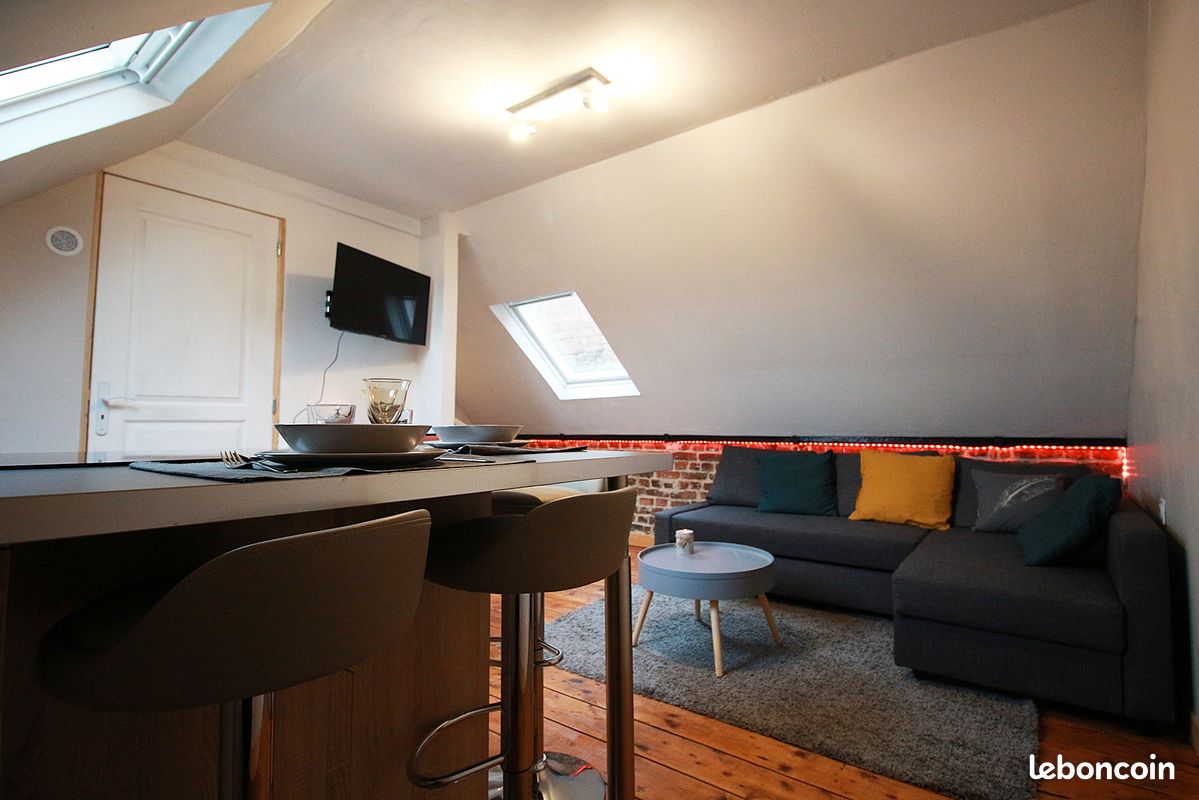 Appartement 2 pièce(s) 30 m²à louer Saint-quentin