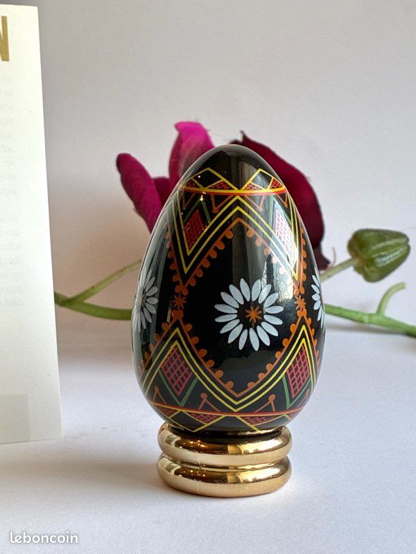 Œuf Franklin Mint Ukrainien (1988) - Collection « Treasury of Eggs » (image 2)