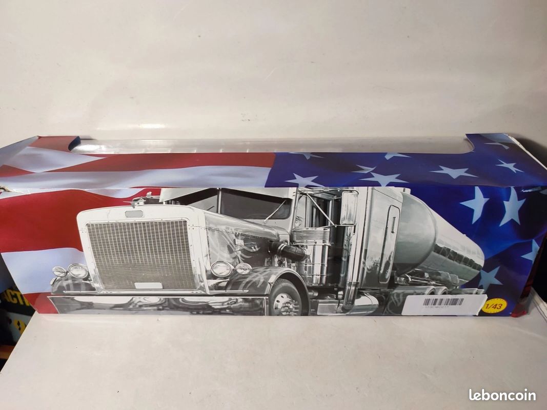 miniature semi remorque américain chevrolet bison altaya 1/43