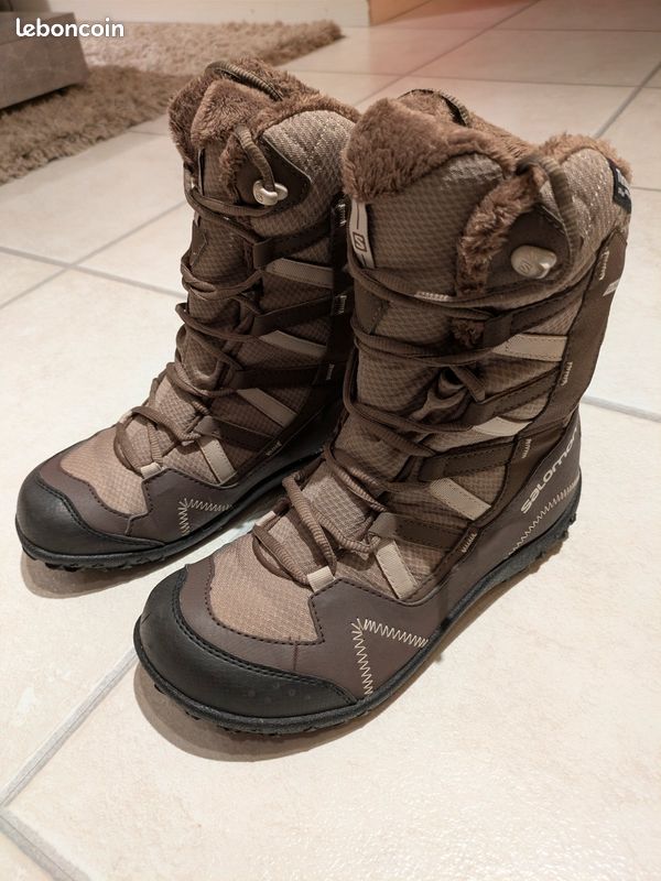 chaussure apres ski femme salomon Boots AprÃ¨s Ski Femme Salomon Aprés Ski Salomon Femme Sport Plein Air