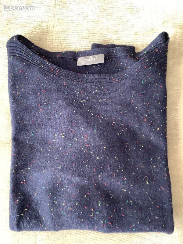 Pull C&A YESSICA, aspect chiné, femme taille 38, NEUF Vêtements