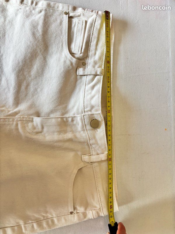Short beige en jean Maison 123 (image 2)