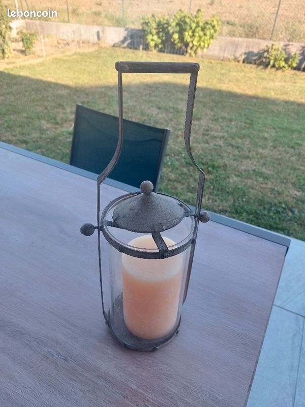 Lot de 2 lanternes avec bougie (image 3)