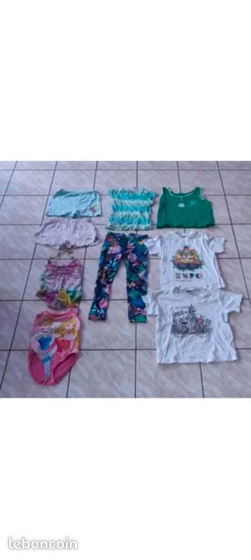 Lot de 21 vêtements filles 8ans (image 2)