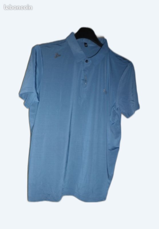 T-shirt Homme Bobson - Bleu - Manches Courtes - Taille XL - Neuf