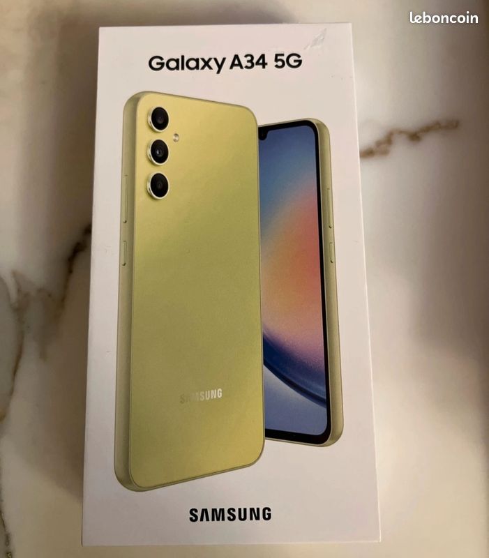 Samsung A34 stockage 128GB (image 1)