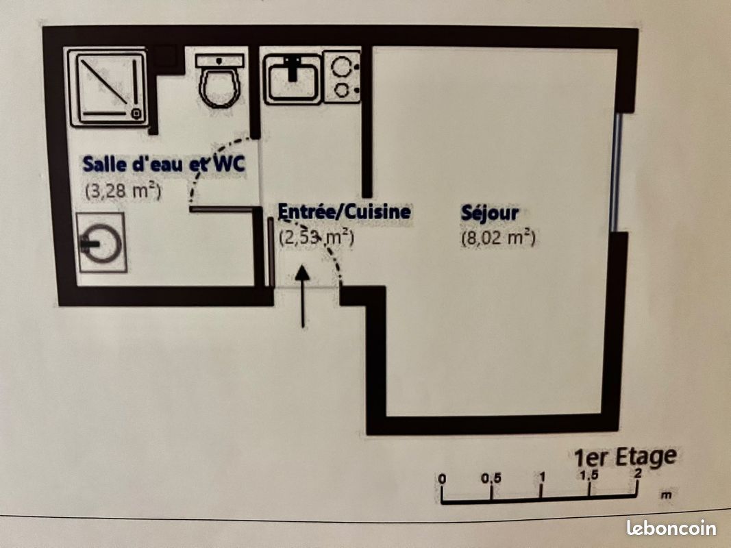 Appartement 1 pièce 14 m² · à Nice · 14 m² · 95 000 €