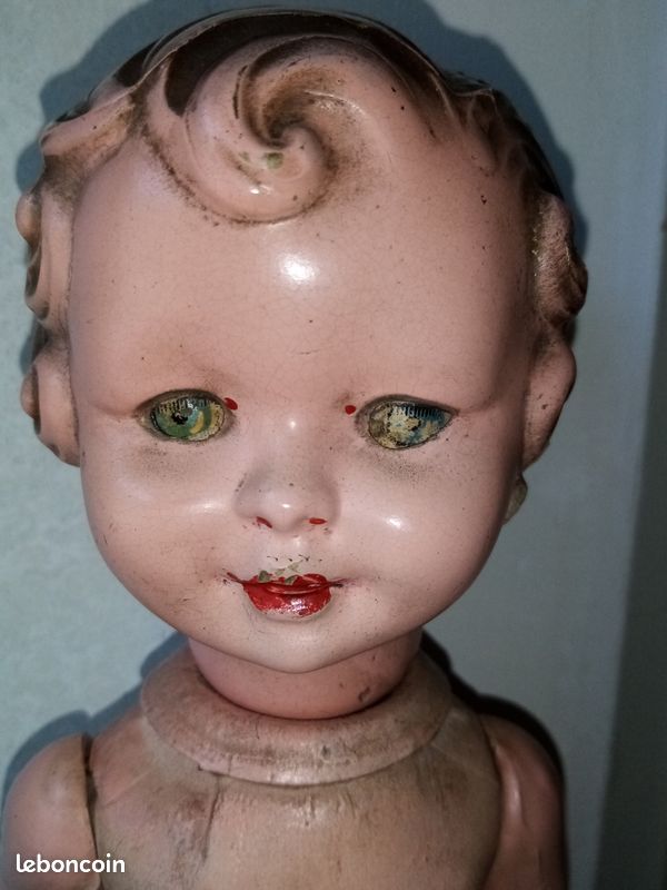 POUPÉE ANCIENNE MARQUE Gégé 60 Cm Modèle Caroline Année 1969 EUR 35,00 - FR