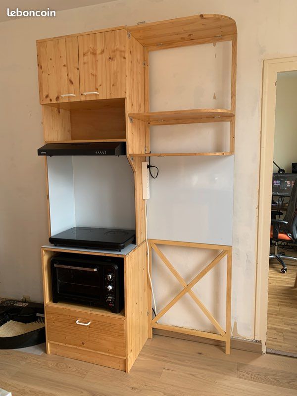 Cuisine compacte sur mesure – Idéale Studio / Petit espace (image 2)