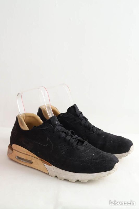 Baskets Air Max 90 en daim noires Nike Chaussures