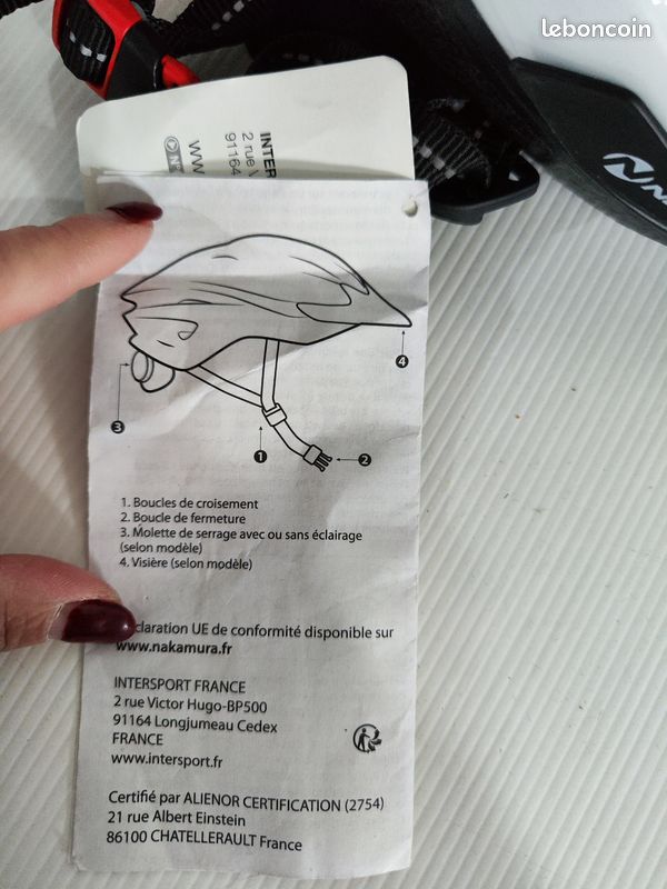 Casque de vélo Nakamura taille unique adulte, neuf (image 4)