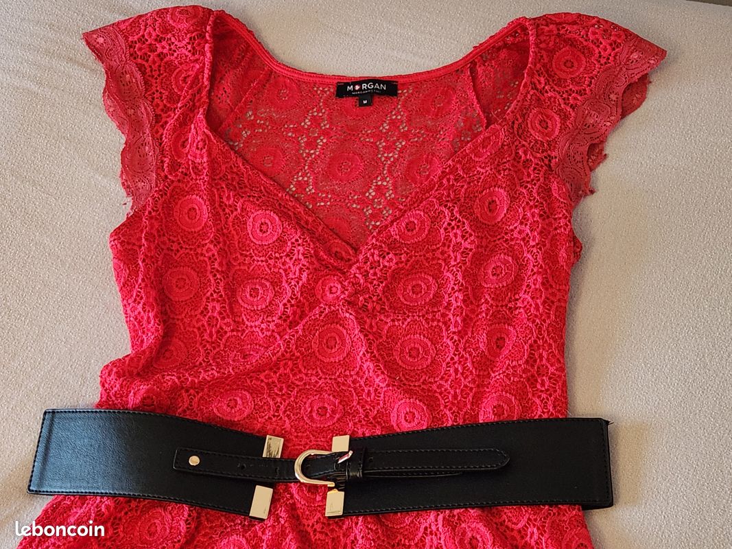 Robe rouge MORGAN taille M EU ou UK10 ou 40 (image 11)