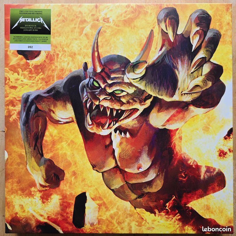 BOX LP+CD METALLICA "JB'S Rock III '84" (image 2)