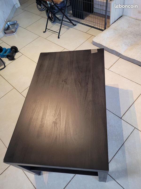 Table basse noire LACK Ikéa (image 3)