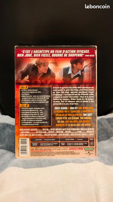 Spy Game : jeu d'espions - DVD (image 2)