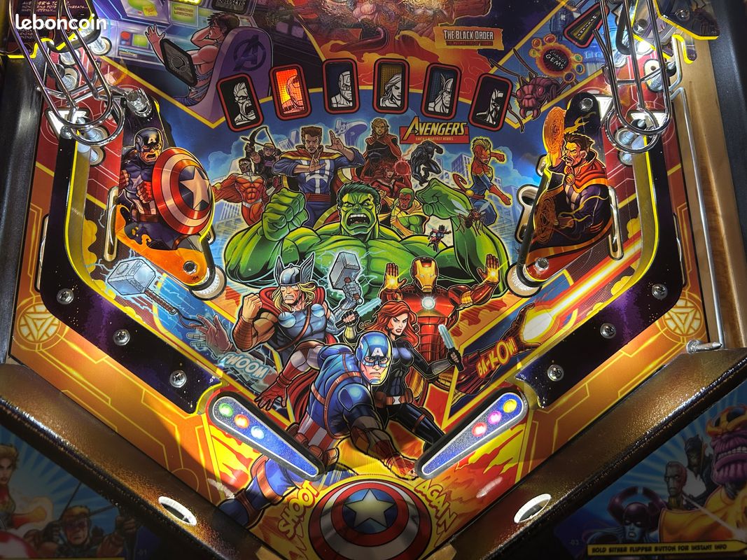 Vends Flipper Stern Avengers Infinity Quest (AIQ) (image 4)